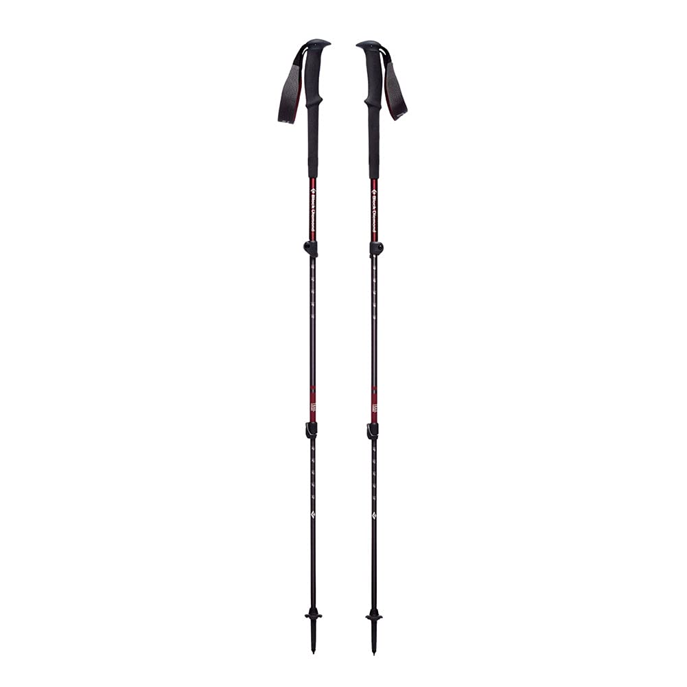BLACK DIAMOND Trail Trekking Poles (Pair) | Lightweight Aluminum Hiking Poles | Natural, Cork, or Foam Grips | FlickLock Adjustable Shafts for All-Season Stability