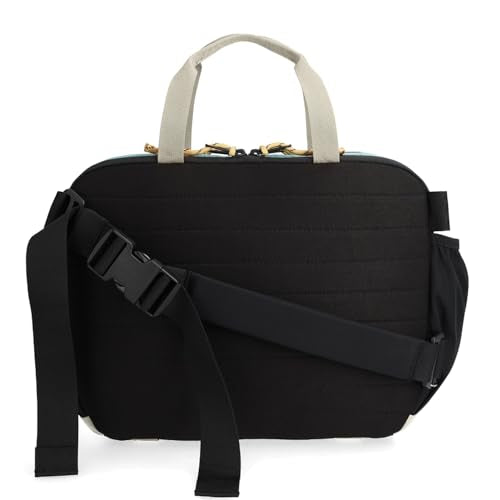 Topo Designs Mountain Cross Bag, Functional + Flexible Over Shoulder, Commuter Briefcase, Exterior Bottle Holders, Fair Trade