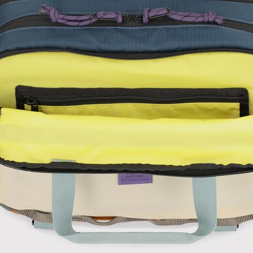 Topo Designs Mountain Cross Bag, Functional + Flexible Over Shoulder, Commuter Briefcase, Exterior Bottle Holders, Fair Trade