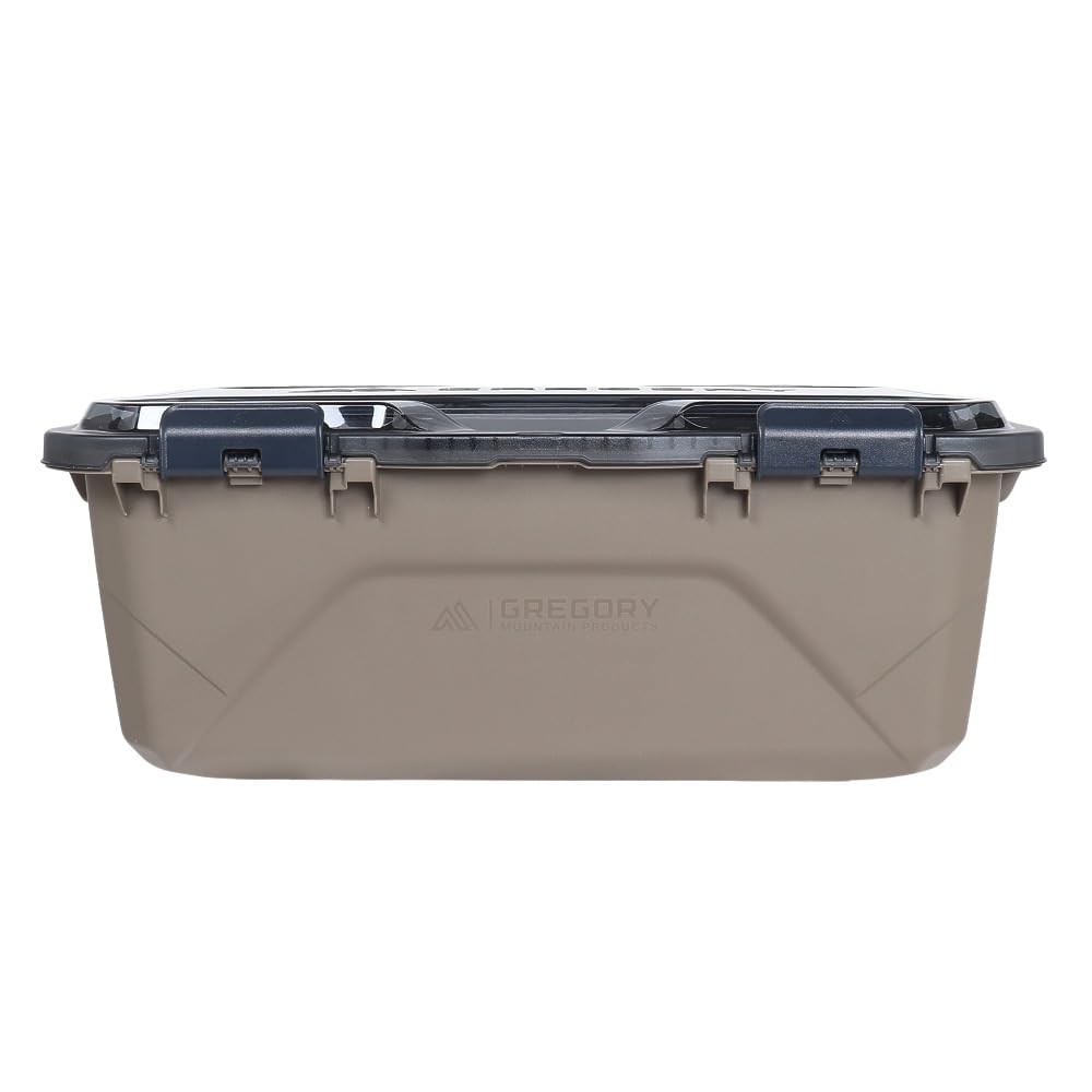 Gregory Alpaca 25L Waterproof Gear Organization/Camping Gear Box with Transparent Removable Lid, Slate Blue