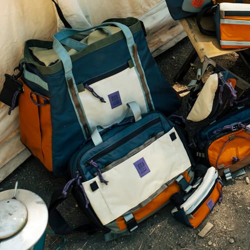 Topo Designs Mountain Cross Bag, Functional + Flexible Over Shoulder, Commuter Briefcase, Exterior Bottle Holders, Fair Trade