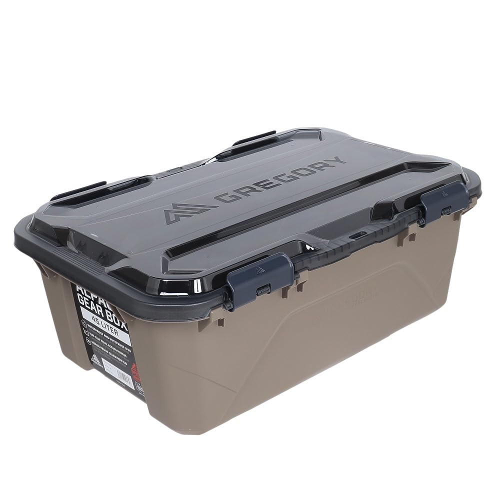 Gregory Alpaca 25L Waterproof Gear Organization/Camping Gear Box with Transparent Removable Lid, Slate Blue