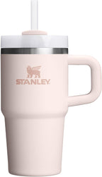 STANLEY Quencher H2.0 Tumbler with Handle and Straw 30 oz | Flowstate 3-Position Lid | Cup Holder Compatible for Travel | Insulated Stainless Steel Cup | BPA-Free | Rose Quartz 2.0