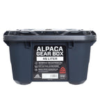 Gregory Alpaca 25L Waterproof Gear Organization/Camping Gear Box with Transparent Removable Lid, Slate Blue