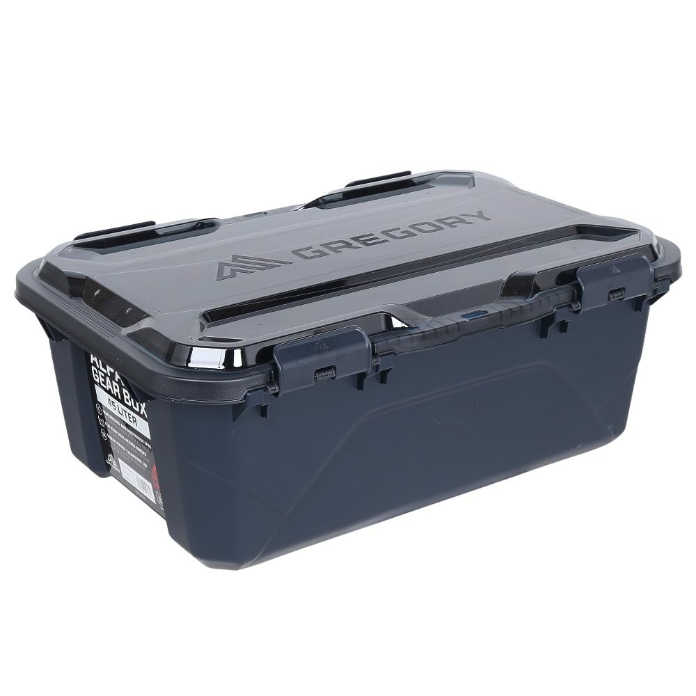 Gregory Alpaca 25L Waterproof Gear Organization/Camping Gear Box with Transparent Removable Lid, Slate Blue