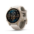 Garmin fēnix® 8 – 47 mm,Solar,Sapphire,Premium Multisport GPS Smartwatch, Long-Lasting Battery Life,Dive-Rated, Built-in LED Flashlight, Carbon Gray DLC Titanium Bezel Black/Pebble Gray Silicone Band