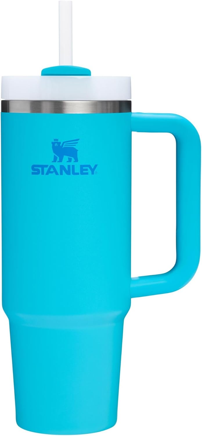 STANLEY Quencher H2.0 Tumbler with Handle and Straw 30 oz | Flowstate 3-Position Lid | Cup Holder Compatible for Travel | Insulated Stainless Steel Cup | BPA-Free | Rose Quartz 2.0