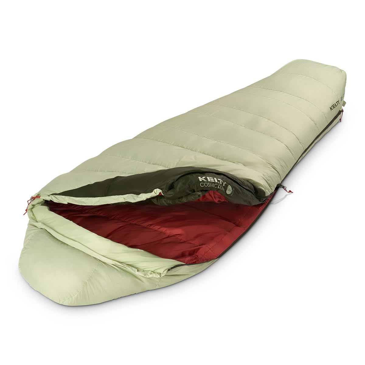 Kelty Cosmic 20 Down Mummy Sleeping Bag for Backpacking, Campers, 550 Fill Power, Recycled Fabrics with PFAS-Free DWR, Designed in Sunny Colorado,