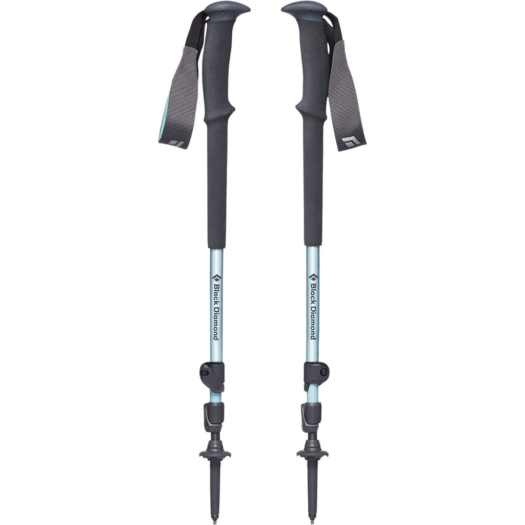 BLACK DIAMOND Trail Trekking Poles (Pair) | Lightweight Aluminum Hiking Poles | Natural, Cork, or Foam Grips | FlickLock Adjustable Shafts for All-Season Stability