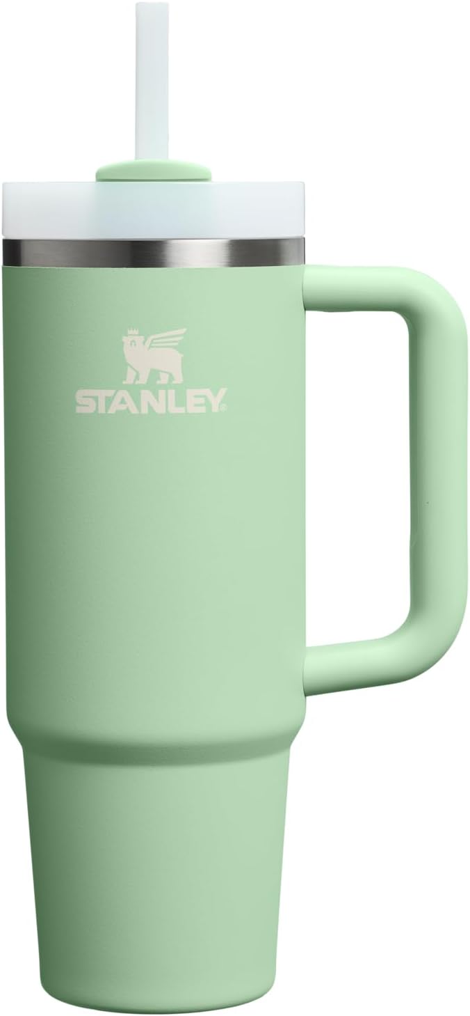 STANLEY Quencher H2.0 Tumbler with Handle and Straw 30 oz | Flowstate 3-Position Lid | Cup Holder Compatible for Travel | Insulated Stainless Steel Cup | BPA-Free | Rose Quartz 2.0