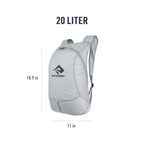 Sea to Summit Ultra-Sil Ultralight Day Pack, 20-Liter, HighRise Grey