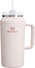 STANLEY Quencher H2.0 Tumbler with Handle and Straw 30 oz | Flowstate 3-Position Lid | Cup Holder Compatible for Travel | Insulated Stainless Steel Cup | BPA-Free | Rose Quartz 2.0