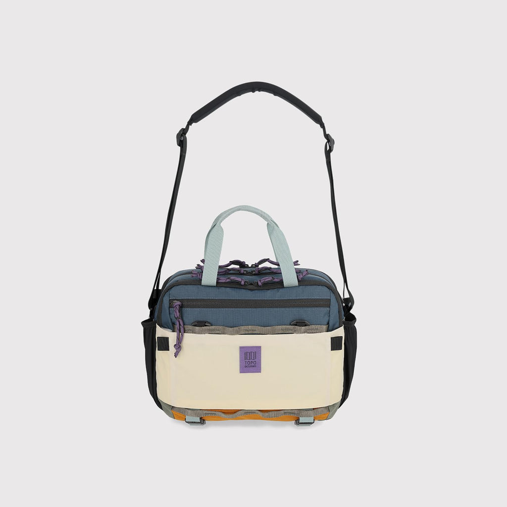 Topo Designs Mountain Cross Bag, Functional + Flexible Over Shoulder, Commuter Briefcase, Exterior Bottle Holders, Fair Trade