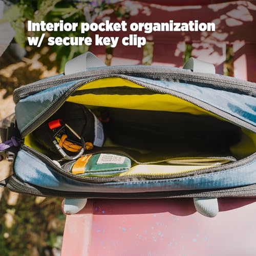 Topo Designs Mountain Cross Bag, Functional + Flexible Over Shoulder, Commuter Briefcase, Exterior Bottle Holders, Fair Trade