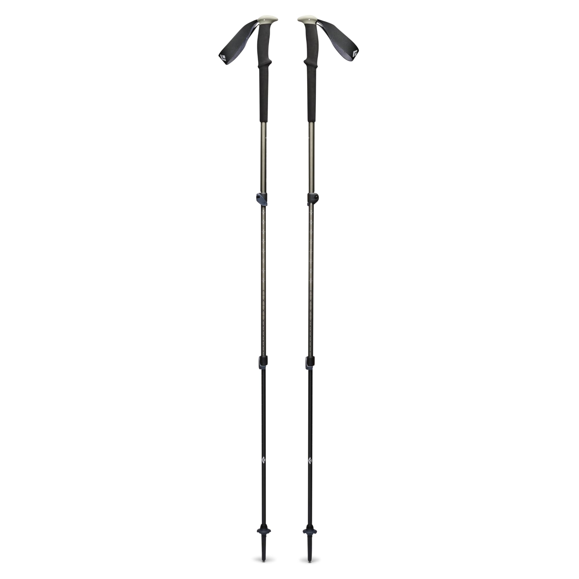 BLACK DIAMOND Trail Trekking Poles (Pair) | Lightweight Aluminum Hiking Poles | Natural, Cork, or Foam Grips | FlickLock Adjustable Shafts for All-Season Stability