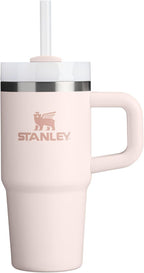 STANLEY Quencher H2.0 Tumbler with Handle and Straw 30 oz | Flowstate 3-Position Lid | Cup Holder Compatible for Travel | Insulated Stainless Steel Cup | BPA-Free | Rose Quartz 2.0