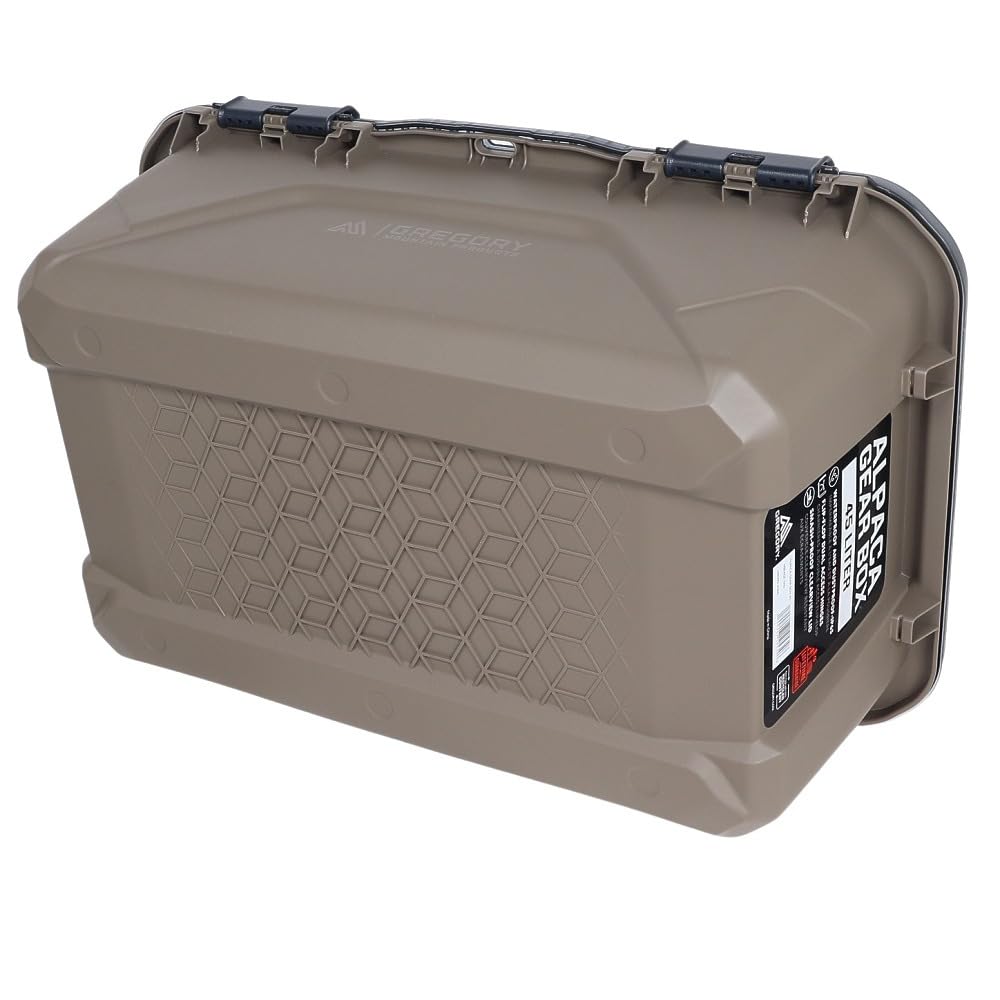 Gregory Alpaca 25L Waterproof Gear Organization/Camping Gear Box with Transparent Removable Lid, Slate Blue