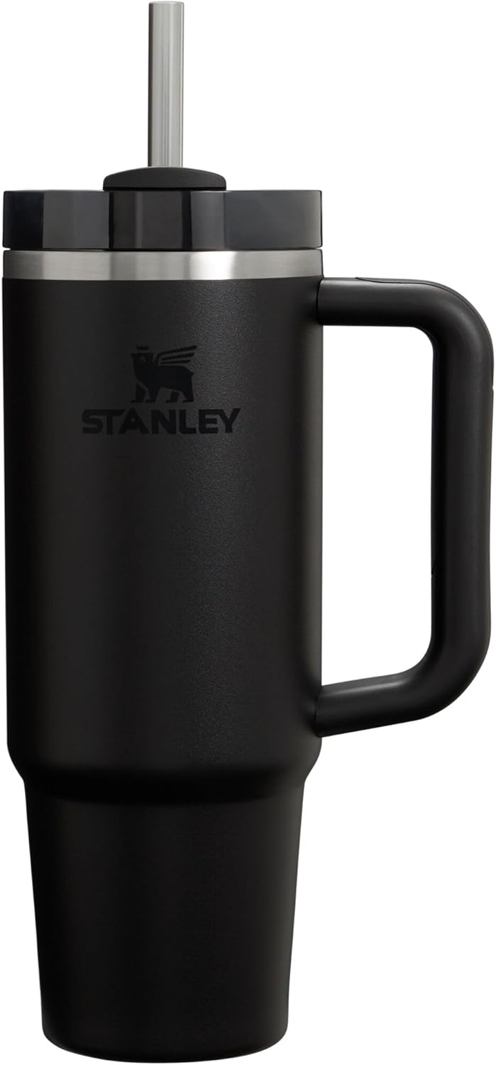 STANLEY Quencher H2.0 Tumbler with Handle and Straw 30 oz | Flowstate 3-Position Lid | Cup Holder Compatible for Travel | Insulated Stainless Steel Cup | BPA-Free | Rose Quartz 2.0