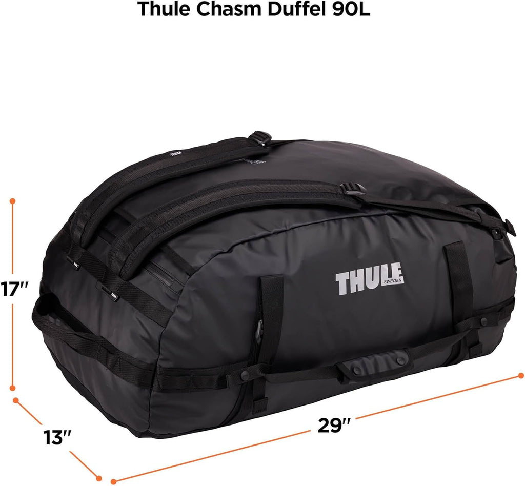Thule Chasm Duffel bag, Weather-resistant materials, Easy packing, Converts to backpack, Internal pockets, Travel-ready