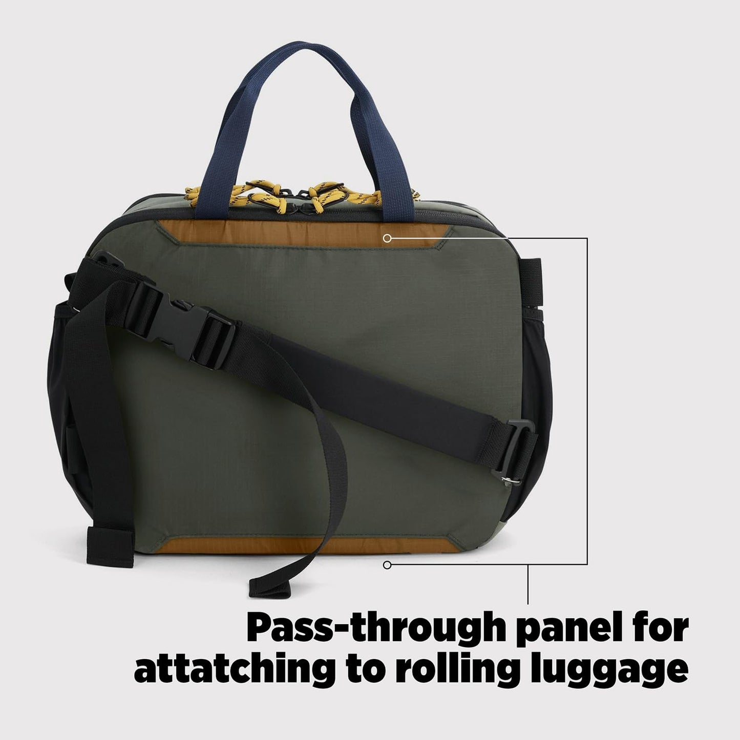 Topo Designs Mountain Cross Bag, Functional + Flexible Over Shoulder, Commuter Briefcase, Exterior Bottle Holders, Fair Trade