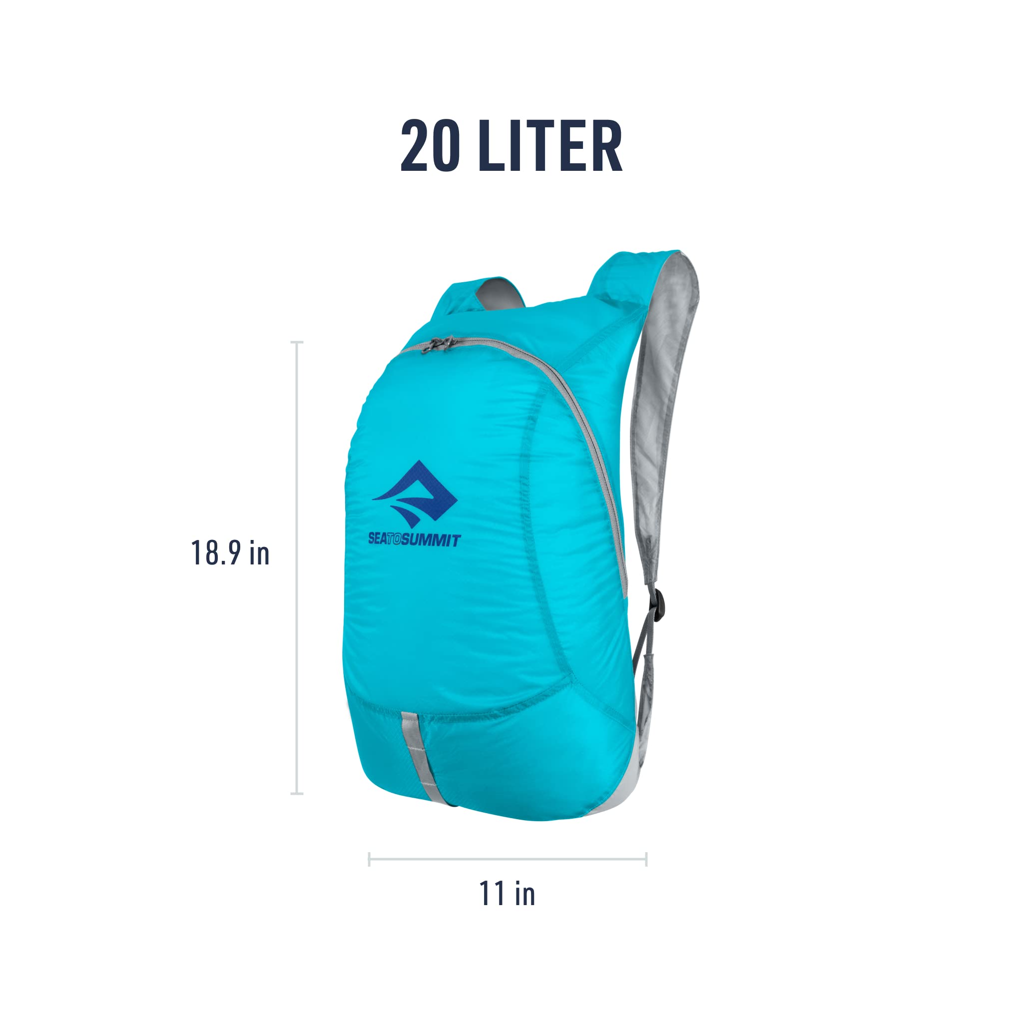 Sea to Summit Ultra-Sil Ultralight Day Pack, 20-Liter, HighRise Grey