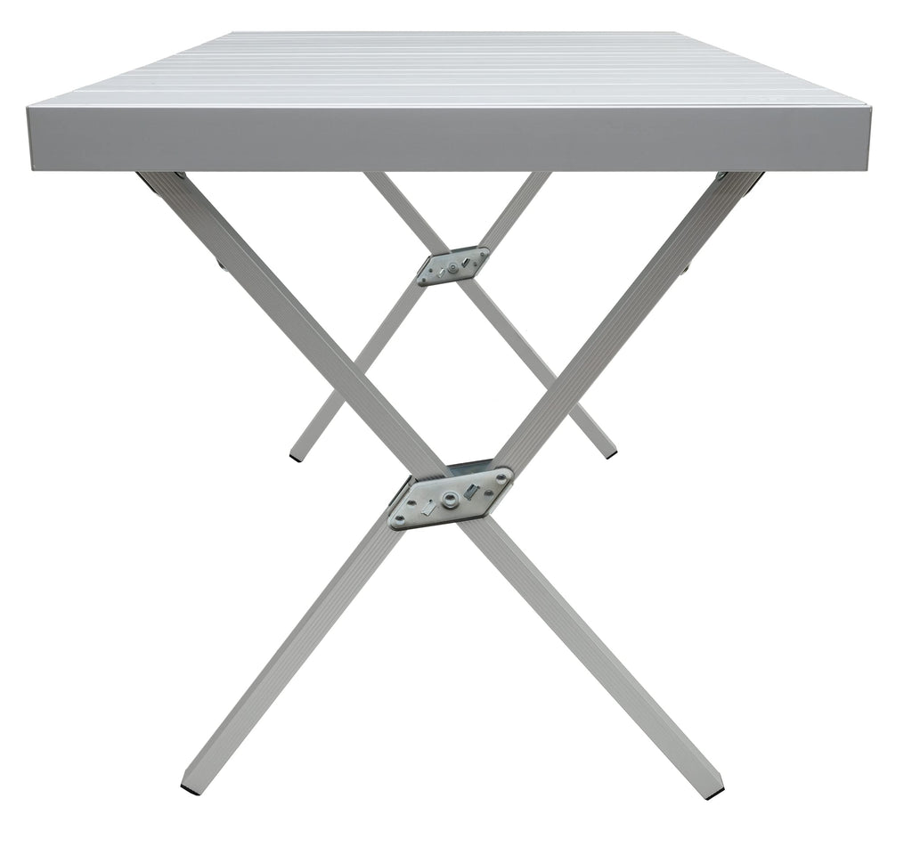 ALPS Mountaineering Folding Camping Table with Smooth Easy-to-Clean Roll Top and Sturdy and Lightweight Aluminum X Frame, Shoulder Carry Bag, 3 Sizes