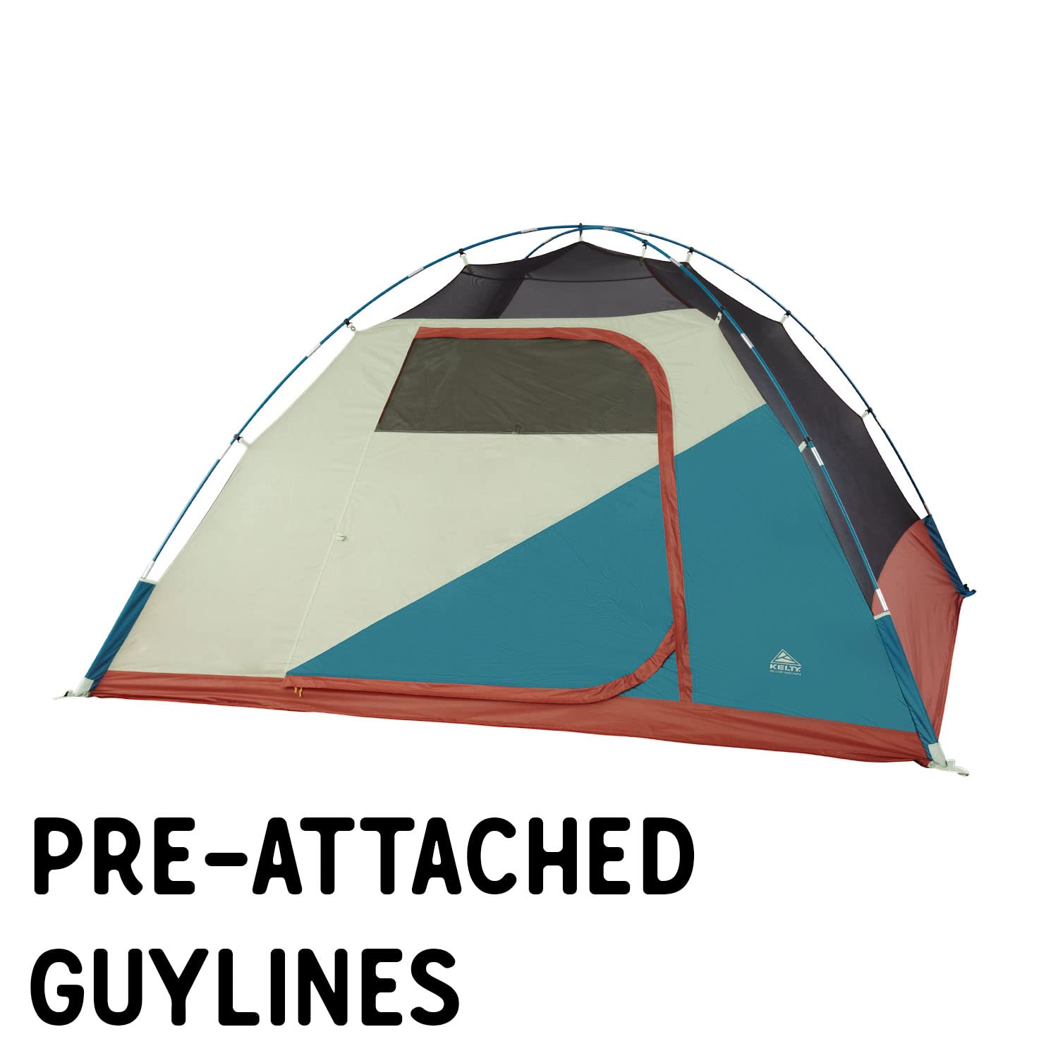 Kelty Discovery Basecamp Backpacking Tent, Camping Backpacking Shelter, Large Capacity, Fast Setup and Easy Tear Down, Stuff Sack Included