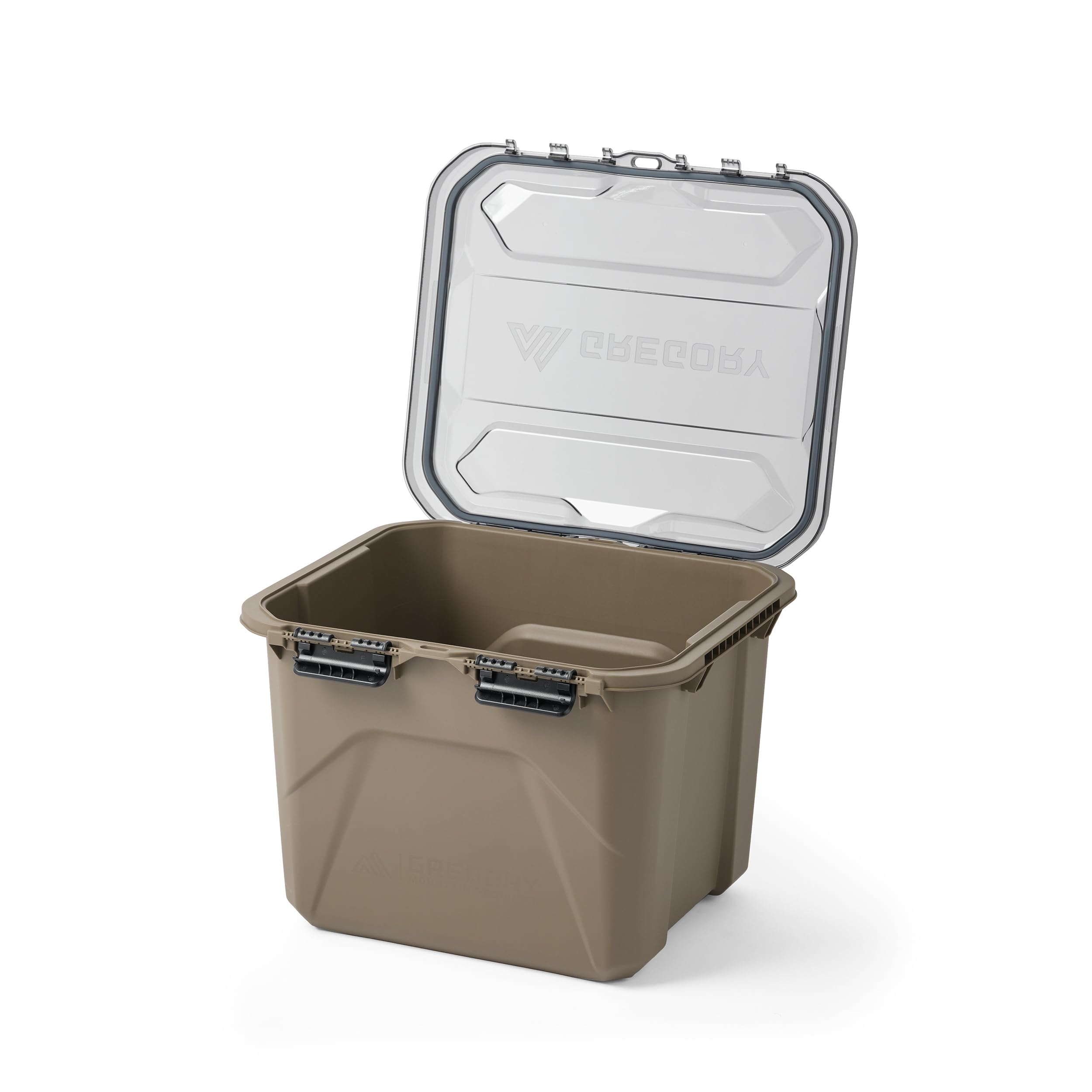 Gregory Alpaca 25L Waterproof Gear Organization/Camping Gear Box with Transparent Removable Lid, Slate Blue