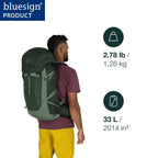 Osprey Talon 22L Men's Lightweight Hiking Backpack - Small Daypack for Travel & Camping, Black/Coal Grey