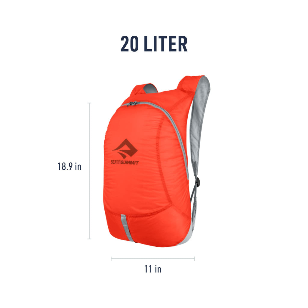 Sea to Summit Ultra-Sil Ultralight Day Pack, 20-Liter, HighRise Grey