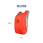Sea to Summit Ultra-Sil Ultralight Day Pack, 20-Liter, HighRise Grey