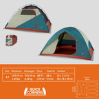 Kelty Discovery Basecamp Backpacking Tent, Camping Backpacking Shelter, Large Capacity, Fast Setup and Easy Tear Down, Stuff Sack Included