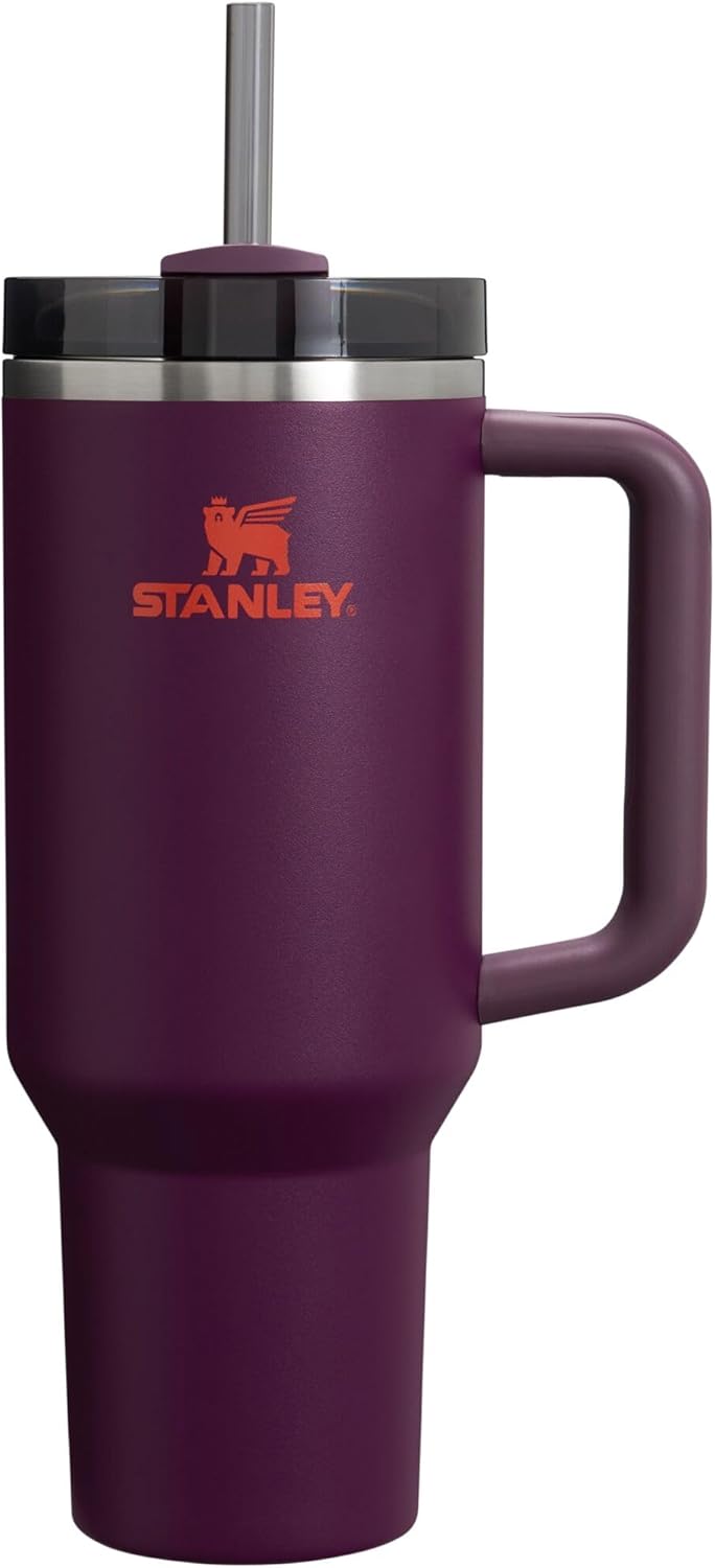 STANLEY Quencher H2.0 Tumbler with Handle and Straw 30 oz | Flowstate 3-Position Lid | Cup Holder Compatible for Travel | Insulated Stainless Steel Cup | BPA-Free | Rose Quartz 2.0