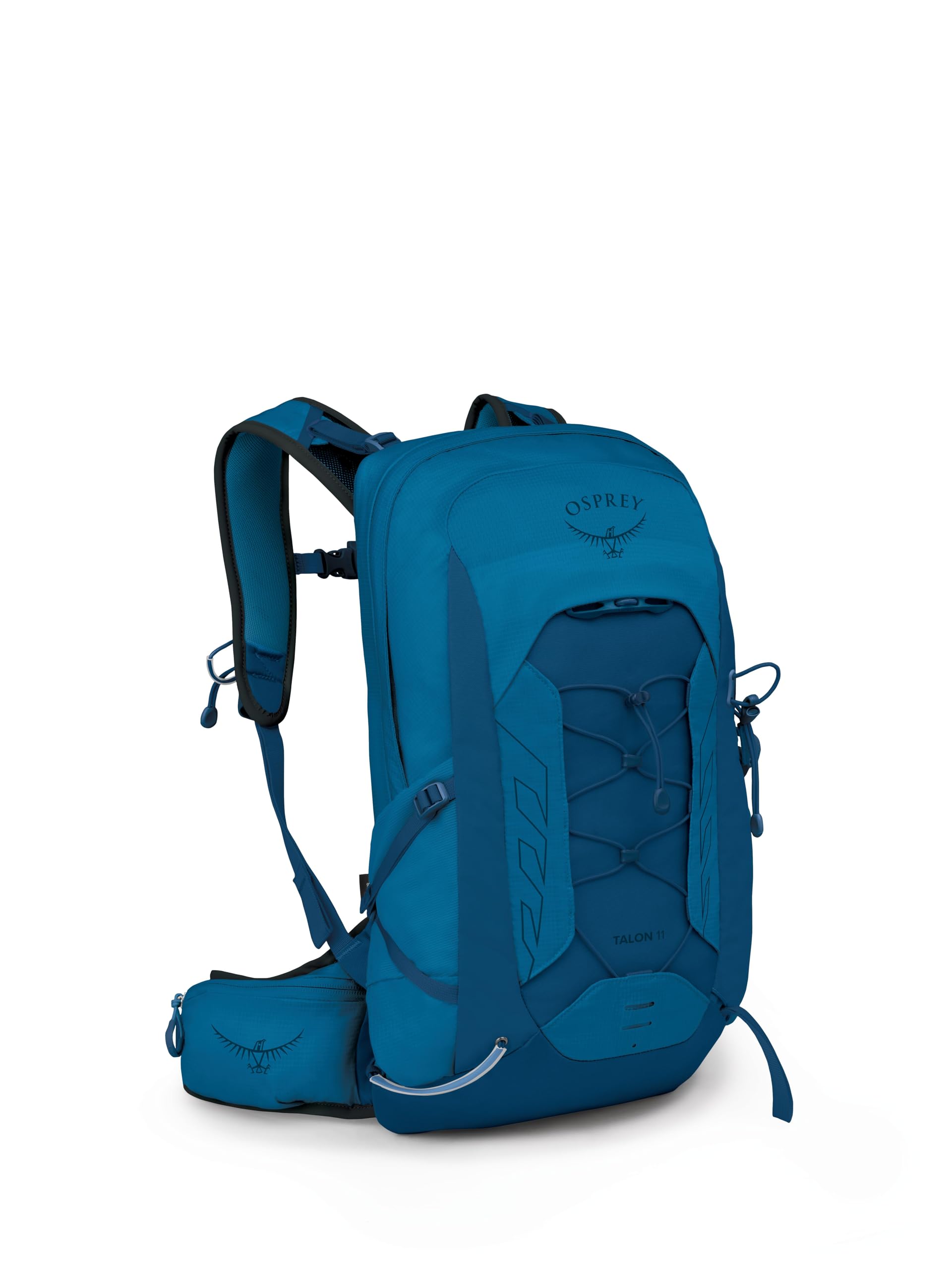 Osprey Talon 22L Men's Lightweight Hiking Backpack - Small Daypack for Travel & Camping, Black/Coal Grey
