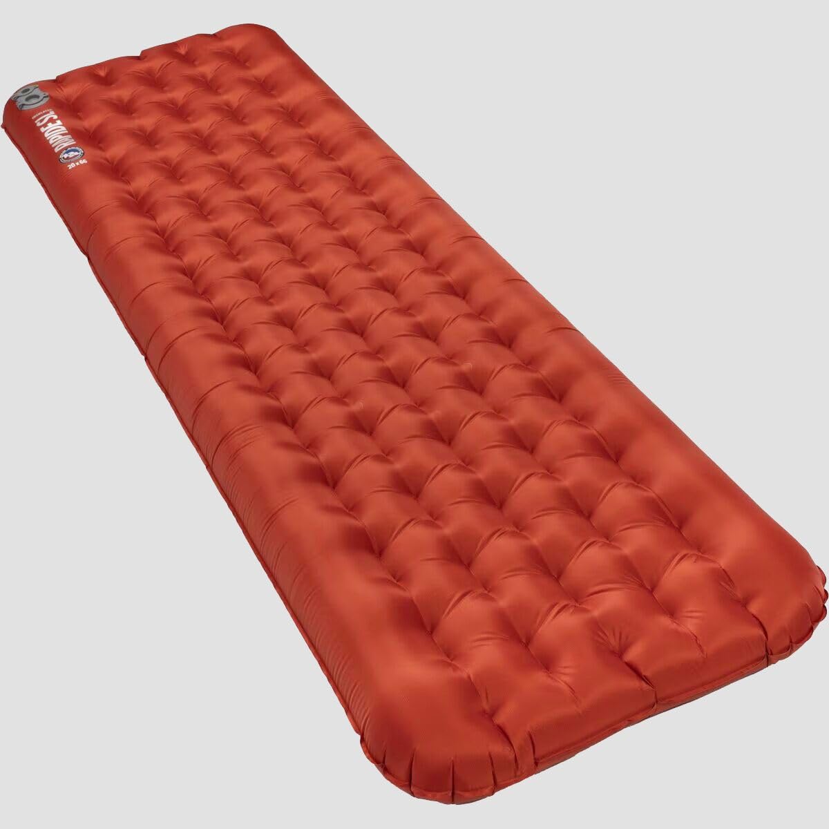 Big Agnes Rapide SL - Insulated Sleeping Pad, Ultralight, All Season Compact Backpacking and Hiking, Pumphouse Sack Included, Orange, 20x72 Regular