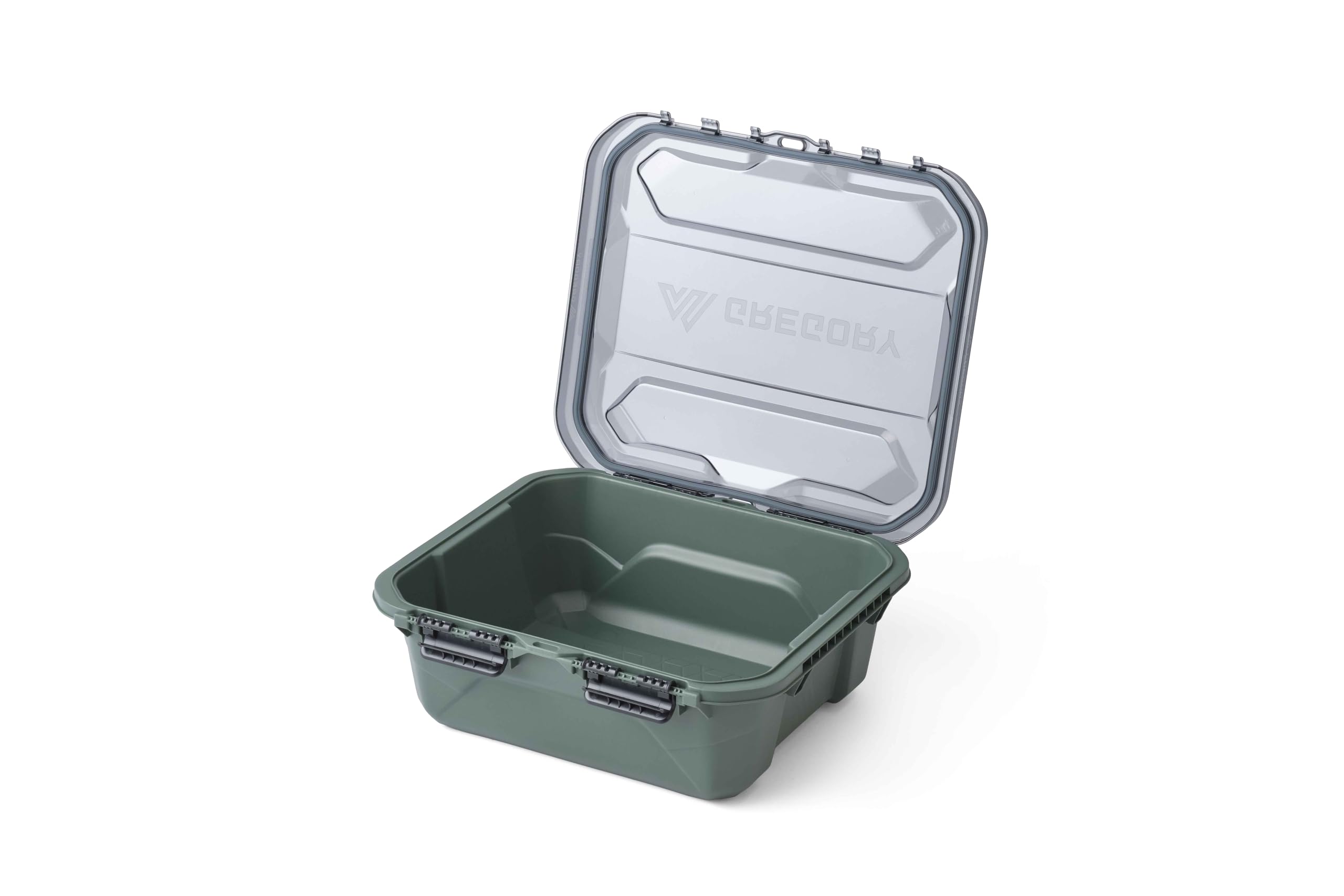 Gregory Alpaca 25L Waterproof Gear Organization/Camping Gear Box with Transparent Removable Lid, Slate Blue