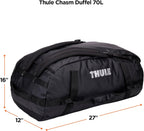 Thule Chasm Duffel bag, Weather-resistant materials, Easy packing, Converts to backpack, Internal pockets, Travel-ready
