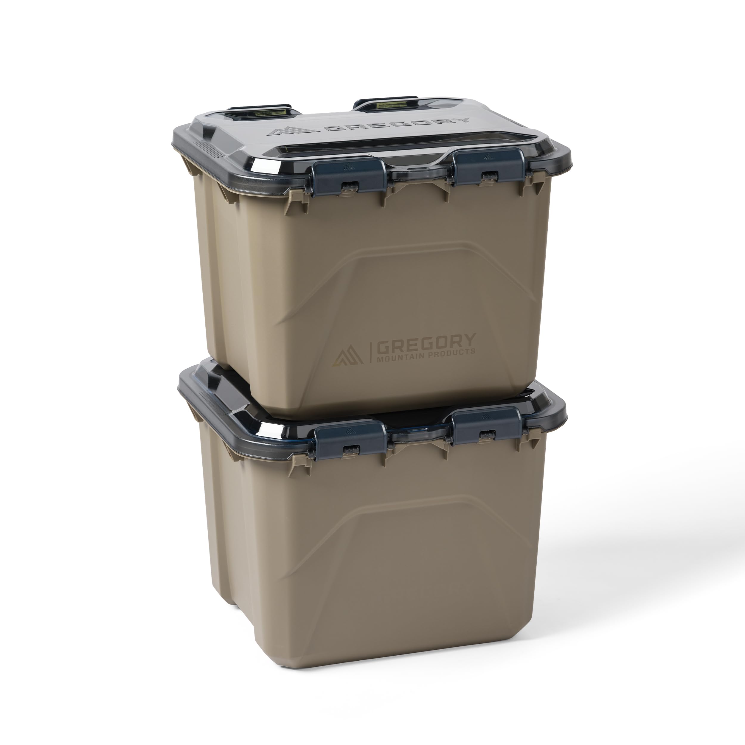 Gregory Alpaca 25L Waterproof Gear Organization/Camping Gear Box with Transparent Removable Lid, Slate Blue