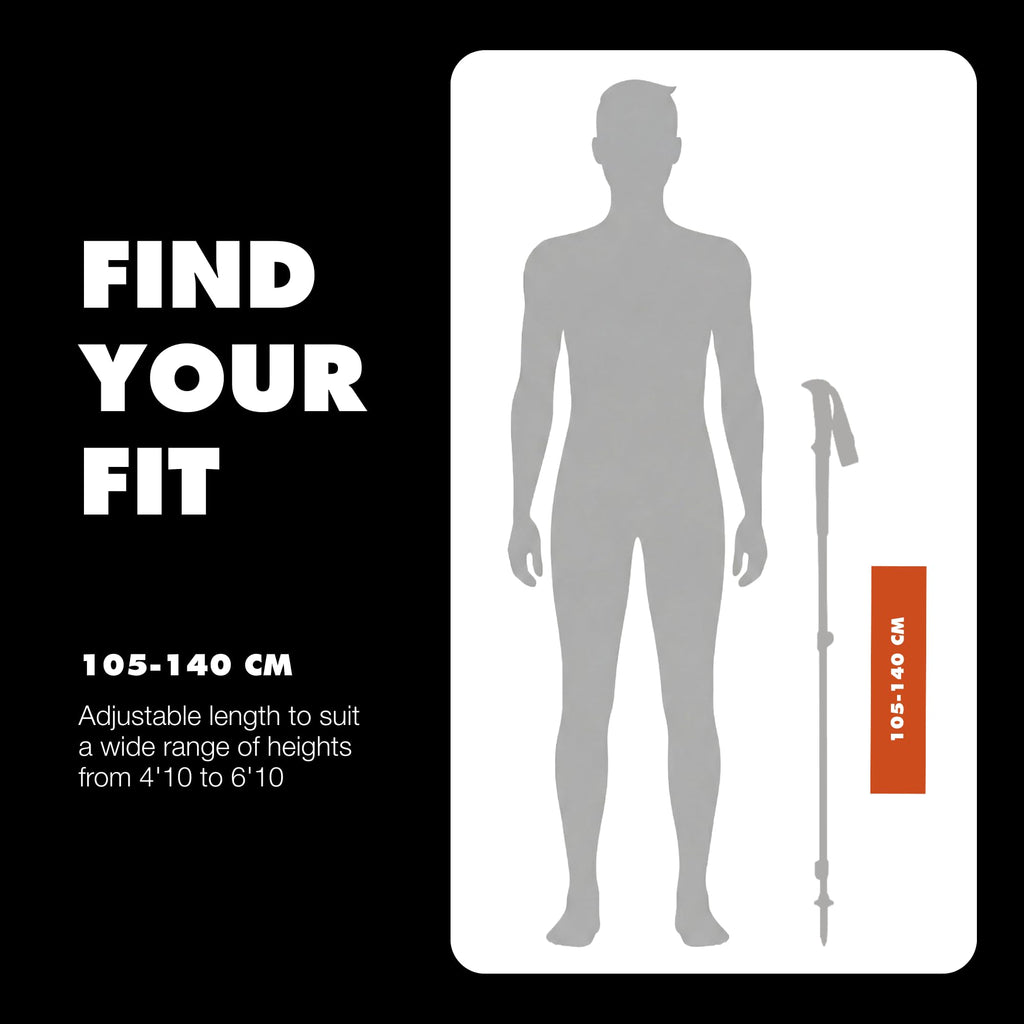 BLACK DIAMOND Trail Trekking Poles (Pair) | Lightweight Aluminum Hiking Poles | Natural, Cork, or Foam Grips | FlickLock Adjustable Shafts for All-Season Stability