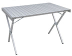 ALPS Mountaineering Folding Camping Table with Smooth Easy-to-Clean Roll Top and Sturdy and Lightweight Aluminum X Frame, Shoulder Carry Bag, 3 Sizes