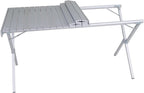 ALPS Mountaineering Folding Camping Table with Smooth Easy-to-Clean Roll Top and Sturdy and Lightweight Aluminum X Frame, Shoulder Carry Bag, 3 Sizes