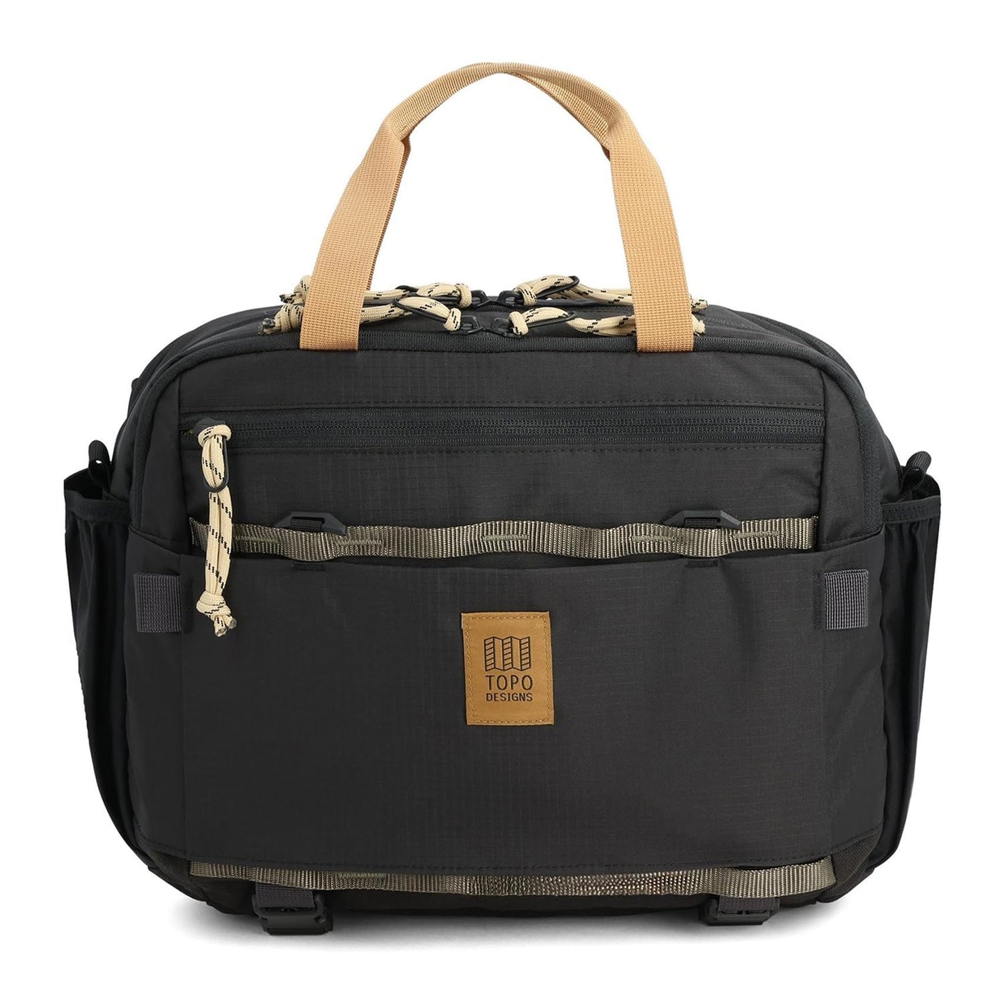 Topo Designs Mountain Cross Bag, Functional + Flexible Over Shoulder, Commuter Briefcase, Exterior Bottle Holders, Fair Trade