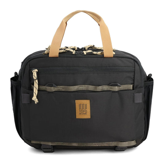 Topo Designs Mountain Cross Bag, Functional + Flexible Over Shoulder, Commuter Briefcase, Exterior Bottle Holders, Fair Trade