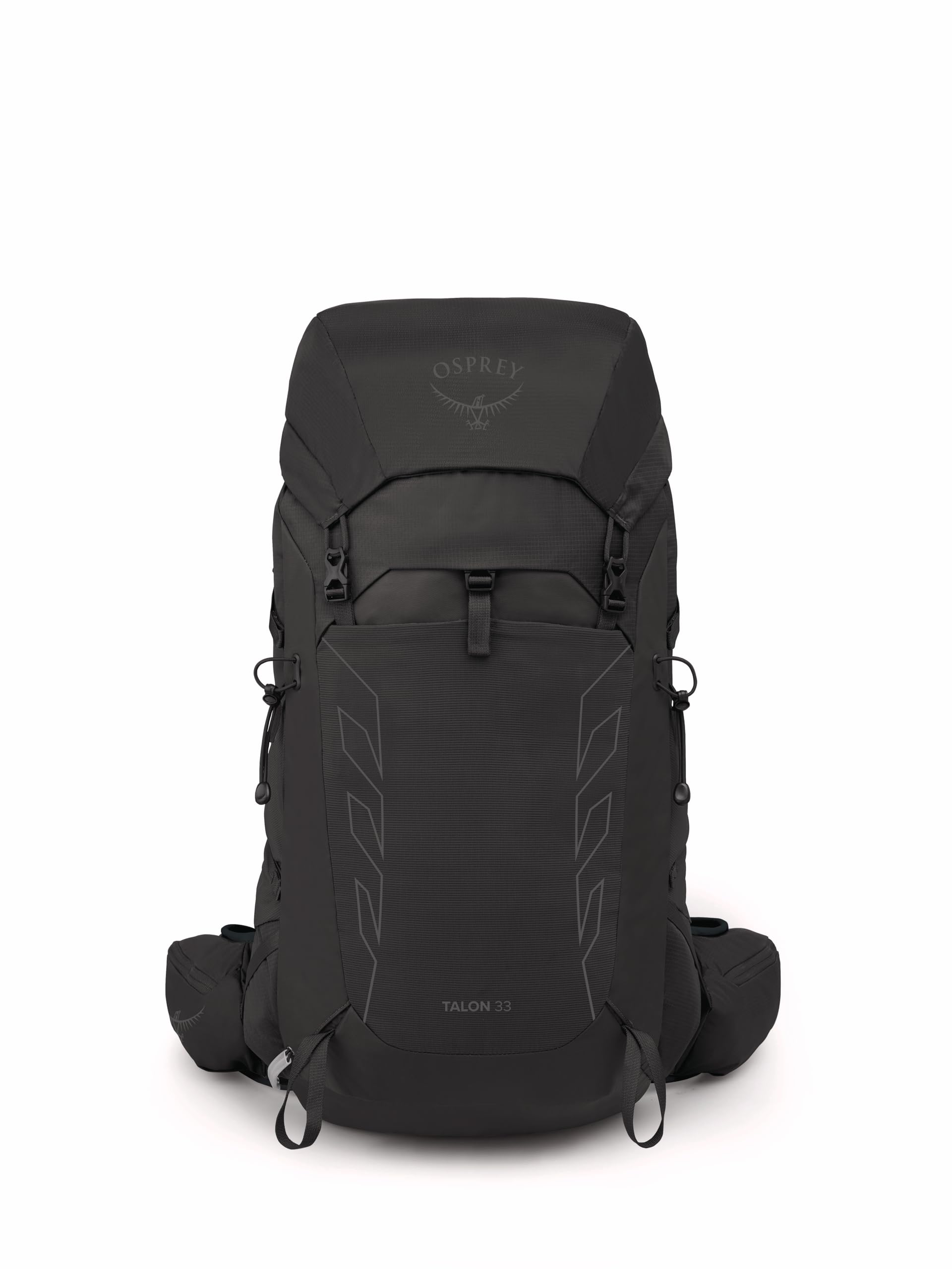 Osprey Talon 22L Men's Lightweight Hiking Backpack - Small Daypack for Travel & Camping, Black/Coal Grey