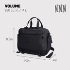 Topo Designs Mountain Cross Bag, Functional + Flexible Over Shoulder, Commuter Briefcase, Exterior Bottle Holders, Fair Trade