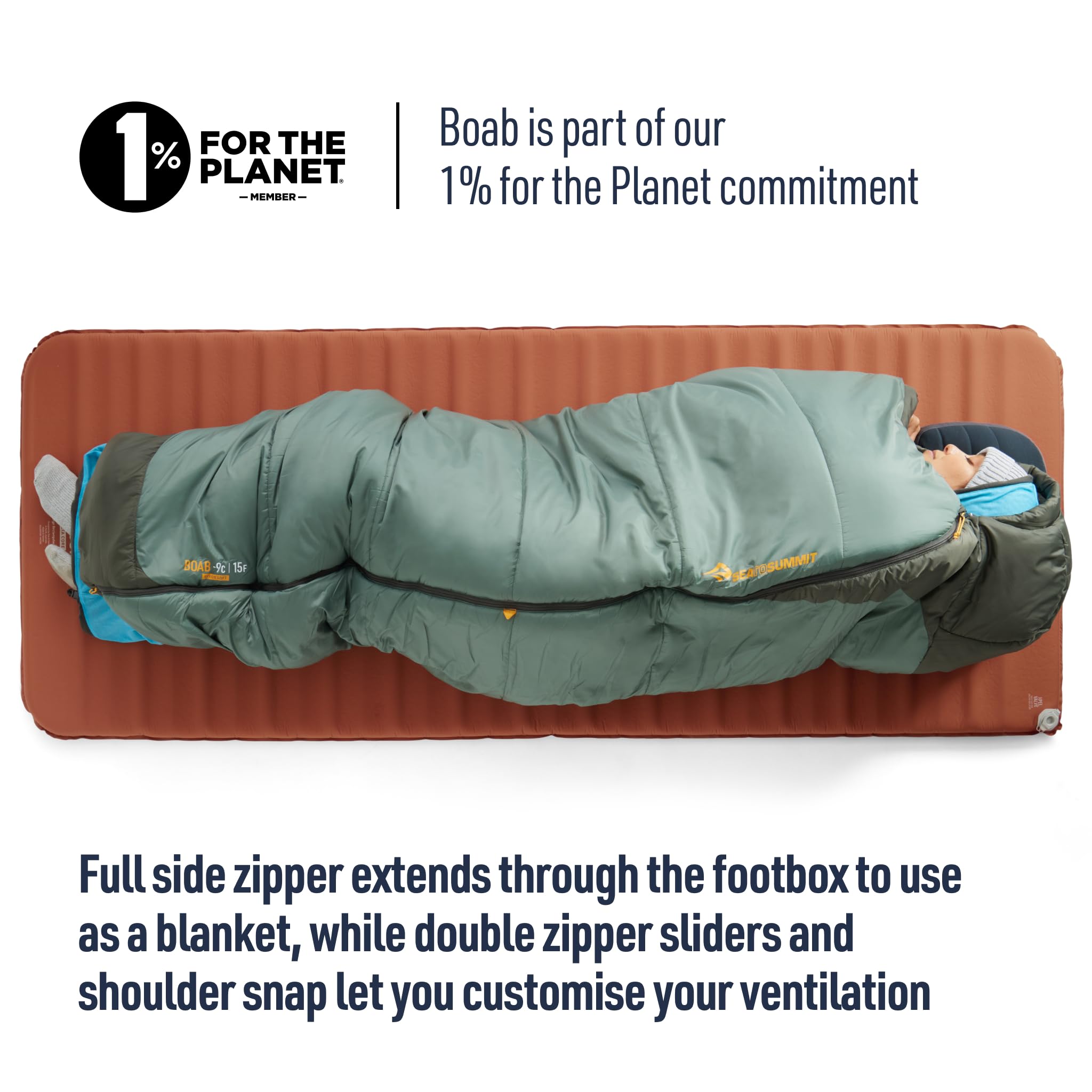 Sea to Summit Boab Synthetic 2-Season Sleeping Bag