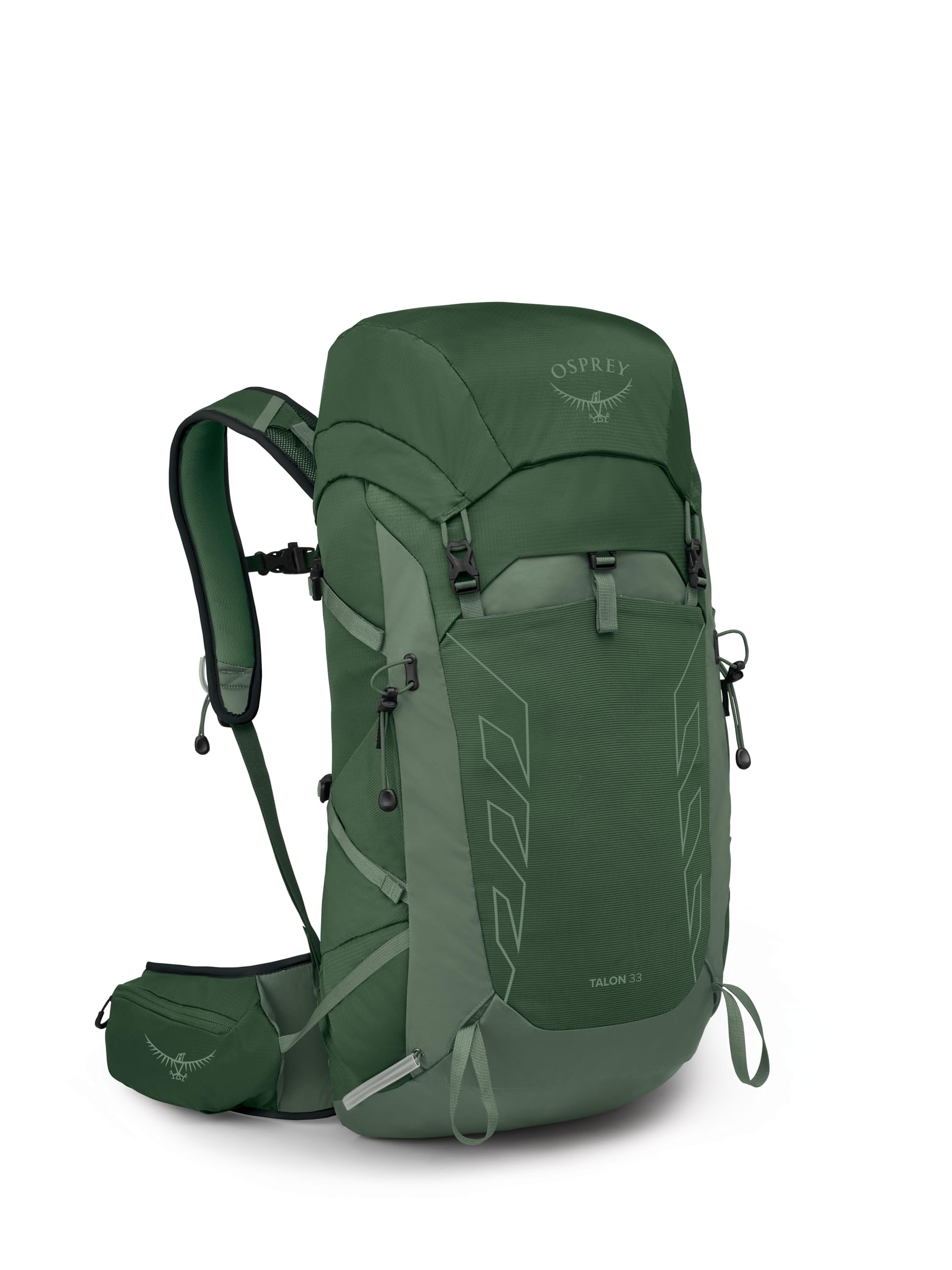 Osprey Talon 22L Men's Lightweight Hiking Backpack - Small Daypack for Travel & Camping, Black/Coal Grey
