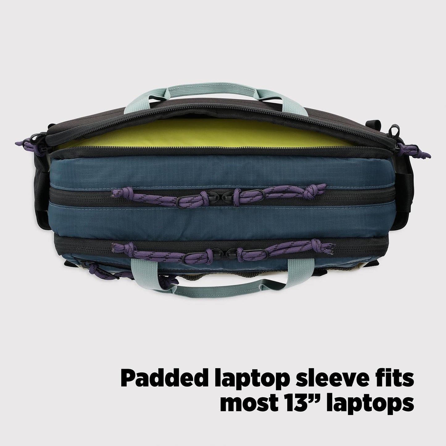 Topo Designs Mountain Cross Bag, Functional + Flexible Over Shoulder, Commuter Briefcase, Exterior Bottle Holders, Fair Trade