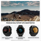 Garmin fēnix® 8 – 47 mm,Solar,Sapphire,Premium Multisport GPS Smartwatch, Long-Lasting Battery Life,Dive-Rated, Built-in LED Flashlight, Carbon Gray DLC Titanium Bezel Black/Pebble Gray Silicone Band
