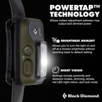 BLACK DIAMOND Spot 400 Headlamp | 400 Lumens Brightness, Dimmable | Waterproof & Durable | 3X AAA Battery Operated (Included) | Graphite